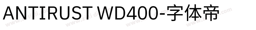 ANTIRUST WD400字体转换